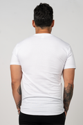 Dhari Legendary White Cotton Crew Neck Unisex T-Shirt