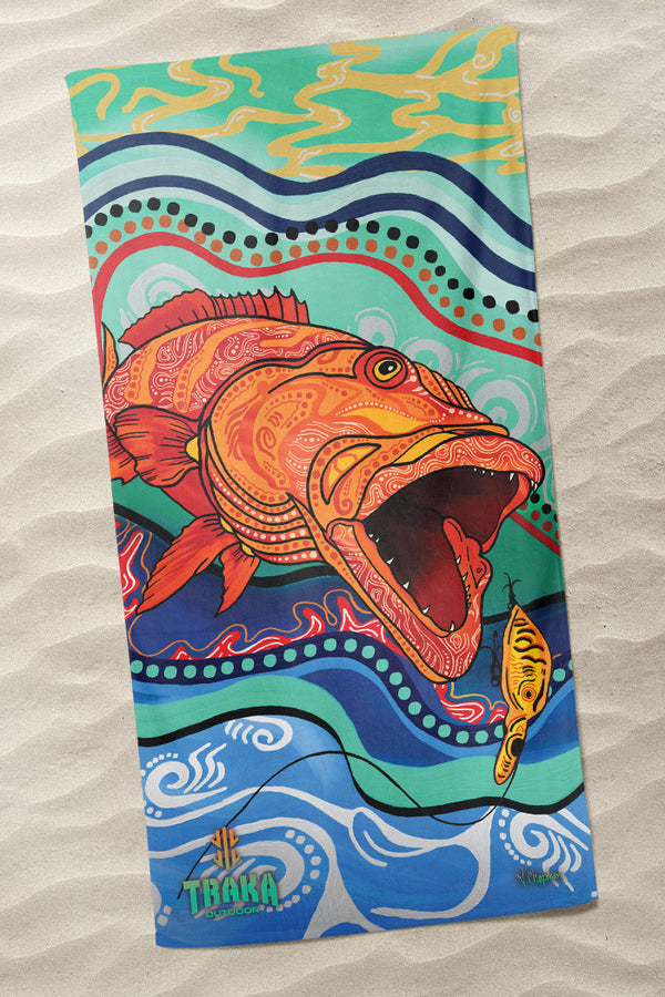 Reef King Beach Towel