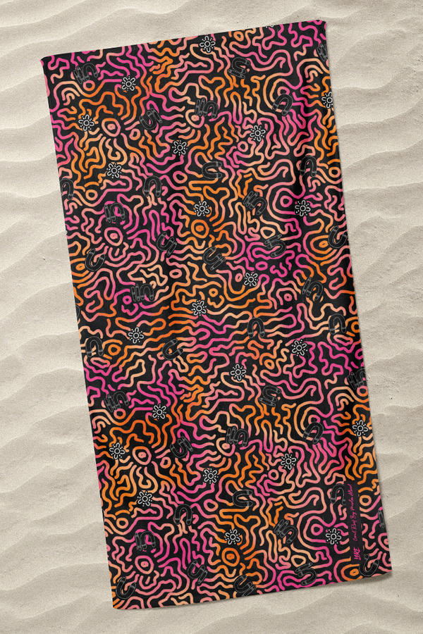 Coral Reef Beach Towel